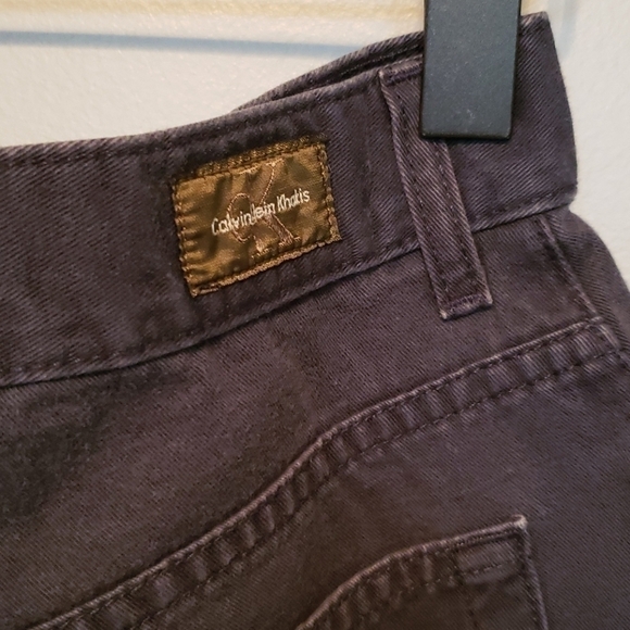 WOMENS 90s Calvin Klein Jeans Khakis Shorts - Picture 3 of 6